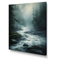 thumbnail image 2 of Designart "Misty Torrent of the Storm" Landscape & Nature Wall Art Print, 2 of 5