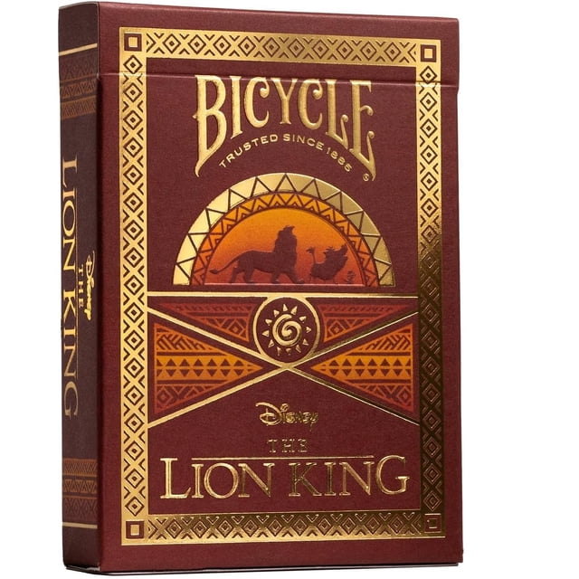 Bicicleta de cartas inspirada en El rey león, 1 baraja