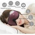 thumbnail image 5 of Máscara de sueño con bloqueo de luces para hombres y mujeres, cubierta para ojos para viajes/siesta/dormir nocturno, cómoda y transpirable, 5 of 5