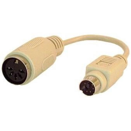 IEC M1208 PC Keyboard to PS-2 Adapter 5 Pin Female to 6 Pin Male Pigtail