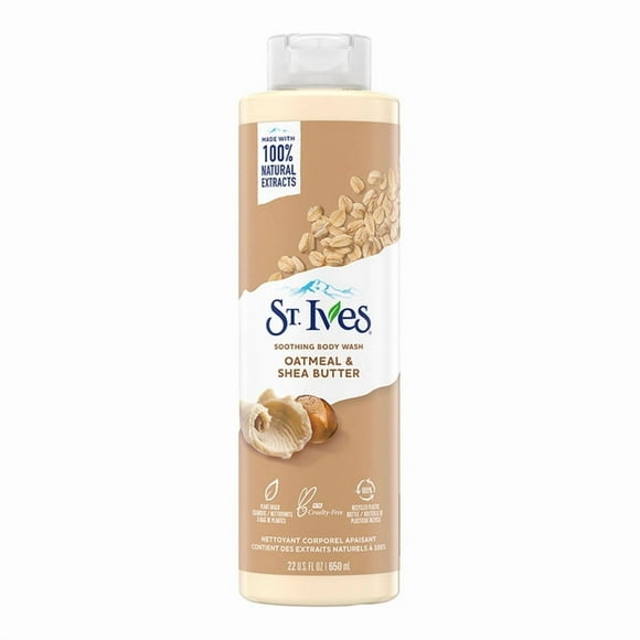 Jabón de cuerpo St. Ives avena & manteca de karité 650 ml