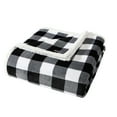 thumbnail image 2 of Eddie Bauer Cabin Plaid Charcoal Ultra Soft Plush Fleece Full/Queen Blanket, 2 of 8