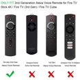thumbnail image 4 of Funda siwetg de silicona suave de 5,9 pulgadas, reemplazo antideslizante a prueba de golpes para Amazon Fire TV Stick 4K Remote Ormromra LL-1225, 4 of 6
