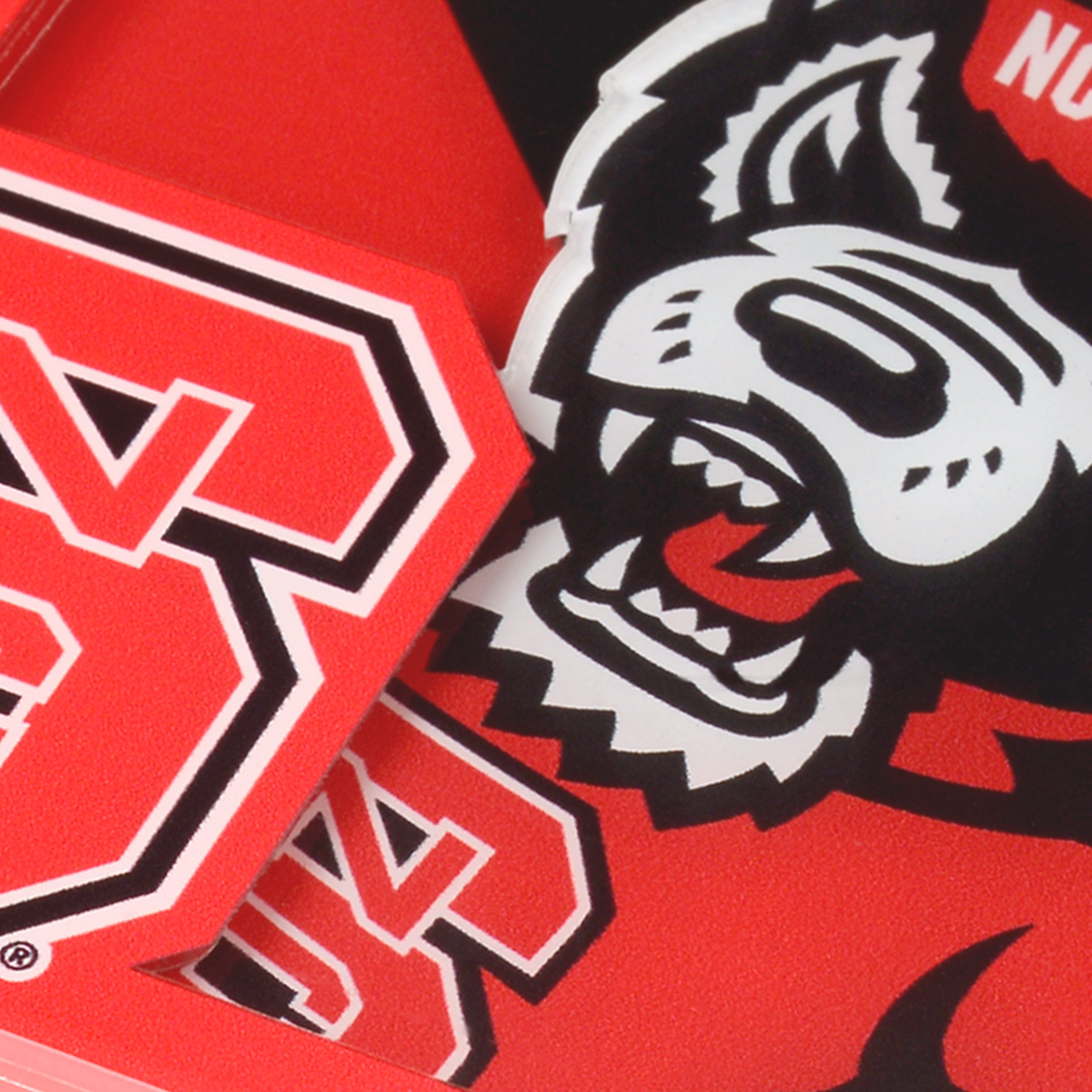 YouTheFan NCAA NC State Wolfpack 3D-LSC 3D Logo Series Coasters - Pack of 2