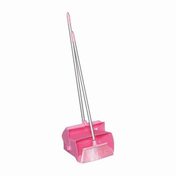 Remco 11 in Sweep Face Angle Broom, Pink, 36" L Handle 62501