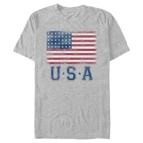 Men's Lost Gods Fourth of July Vintage American Flag Graphic T-Shirt