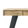 thumbnail image 3 of Simpli Home Lowry Solid Acacia Wood Writing Desk in Golden Wheat, 3 of 8