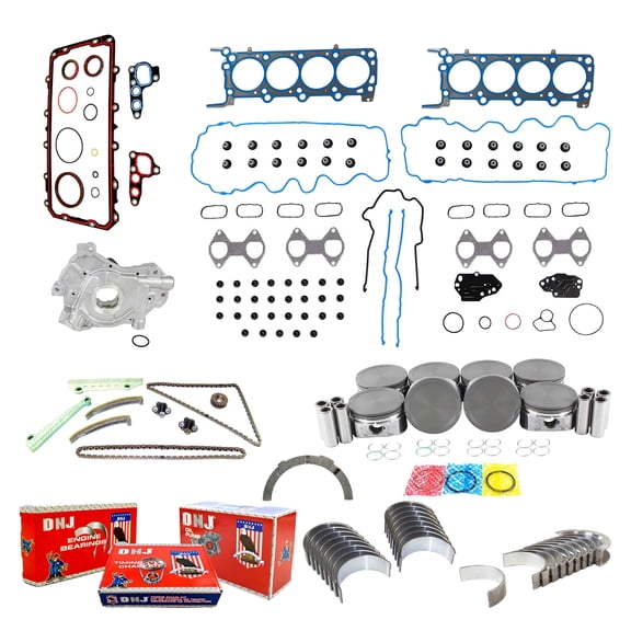 DNJ EK4179M Master Engine Rebuild Kit Fits Cars & Trucks 2005-2006 Ford 4.6L V8 24V SOHC 281cid
