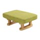 thumbnail image 2 of Taburete pequeño otomano decorativo para el hogar, taburete bajo de madera transpirable. Verde, 2 of 9