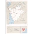 thumbnail image 1 of 24"x36" Gallery Poster, cia map of Burundi 1976, 1 of 1