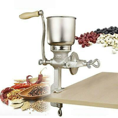 

[US IN STOCK]Hand Grain Grinder Cast Iron Manual Hand Grain Grinder Mill for Corn Wheat Grain Grinder Cast Iron Multigrain Soybeans Shelled Nuts Commercial Home Use