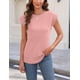 thumbnail image 2 of Camisetas sin mangas Zeagoo para mujer, paquete de 3, cuello redondo, manga corta, verano, 2 of 6