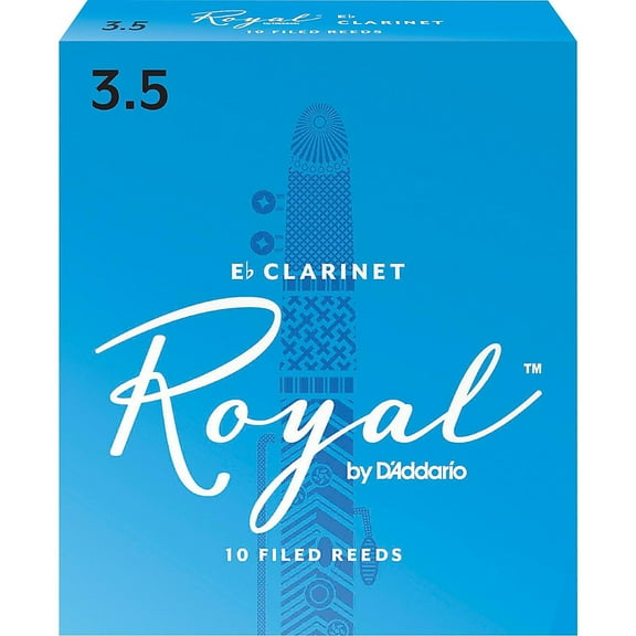 Rico Royal Eb Clarinet Reeds, Box of 10 Strength 3.5