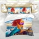 thumbnail image 5 of Sirena Negra Conjunto de sábanas temático, trío de piezas, cómodo y amigable con la piel, diseño único, regalo de decoración para el hogar para familiares, amigos y fans, 90 cm * 190 cm, 5 of 6