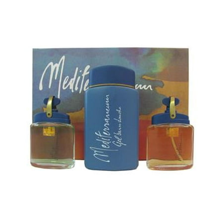 Mediterraneium for Men 1.7 oz Eau De Toilette Spray + 1.7 oz After Shave Splash + 6.7 oz Shower Gel