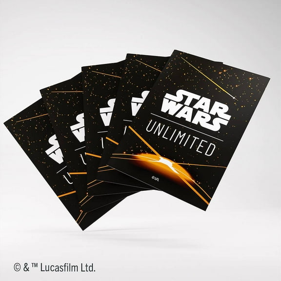 Gamegenic Star Wars Unlimited Art Sleeves - Orange (60ct)