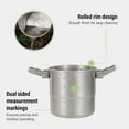 thumbnail image 3 of Camping Cooking Pot, Stainless Steel Foldable Heat Exchanger Pot Backpacking Water Boiler for Outdoors Hiking, 3 of 7