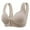 Khaki, variant on Fsqjgq Front Closure Wireless Bras for Women Large Size Underwear Thin Lightweight Gathered Push Up Bra Full Coverage Sports Bra Comfort Sleep Bralettes 46