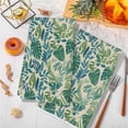 thumbnail image 3 of Green Palm Leaf Kitchen Towels Set of 4, Tropical Plants Retro Pastoral Summer Soft Microfiber Dish Towels, Absorbent Quick-Dry Washable Dishcloths for Kitchen Cleaning, Drying Dishes, 18x28 Inches, 3 of 9