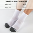 thumbnail image 5 of COOPLUS 12 Pack Mens Ankle Socks Low Cut Cushioned Athletic Performance Breathable Socks for Men, 5 of 7