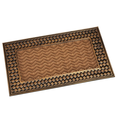 - Gilded Basket Weave Door Mat for Indoor or Outdoor Use