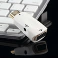 thumbnail image 2 of HDMI-compatible Male to VGA Female Jack Video Cable Adapter w/ Converter Audio..-NEW, 2 of 9