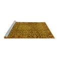 thumbnail image 2 of Ahgly Company Machine Washable Indoor Round Persian Yellow Traditional Area Rugs, 6' Round, 2 of 4