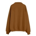 thumbnail image 5 of Nestiefly Womens Sweatshirt Lightweight Zip Up Jackets Fall Winter Long Sleeve Oversized Hoodies Jacket With Pockets Light Brown S, 5 of 5