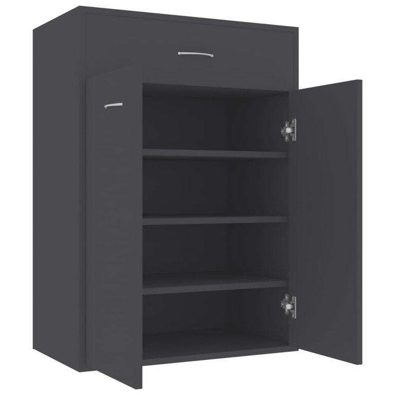 EUROCO 50.7W Large Shoe Cabinet for Entryway, Free Standing Shoe