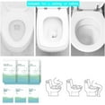 thumbnail image 7 of 100PCS Toilet Seat Covers Disposable, Portable Toilet Seat Cover, Ecological Antibacterial Universal Potty Shields, Biodegradable Paper, Waterproof, Individually Packed for Travel, 7 of 7
