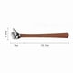 thumbnail image 3 of Martillo multiusos de acero inoxidable con mango de madera | Cabeza de acero de alto carbono | Resistente a la oxidación | Mango ergonómico vintage | Ideal para reparaciones del hogar, acampadas,, 3 of 3