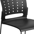 thumbnail image 5 of Bowery Hill Metal/Plastic Ergonomically Stacking Chair in Black, 5 of 7
