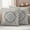 DarkSeaGreen, variant on Beige Green Boho Outdoor Waterproof Pillow Covers, Medieval Vintage Ethnic Floral Abstract Decorative Square Throw Pillowcase Sofa Cushion Sham for Patio/Couch/Chair, 26"x26" 2 Pack