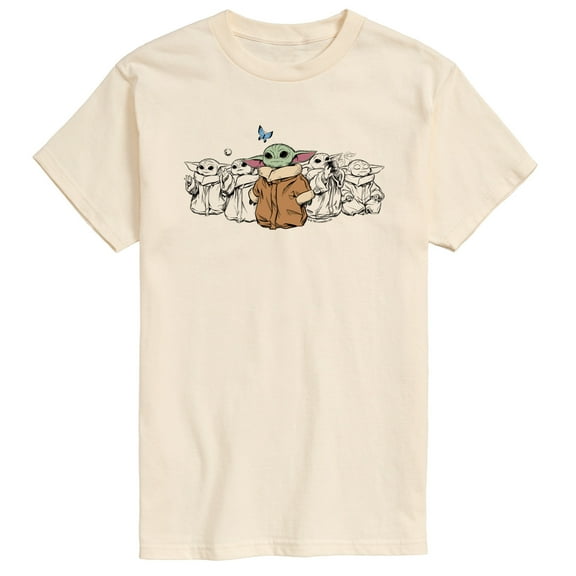 The Mandalorian - Grogu Multi - Men's Short Sleeve Graphic T-Shirt