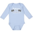 thumbnail image 3 of Inktastic Future Pit Crew Racing Flags Boys or Girls Long Sleeve Baby Bodysuit, 3 of 5