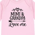 thumbnail image 4 of Inktastic Mimi and Grandpa Love Me Girls Long Sleeve Baby Bodysuit, 4 of 5
