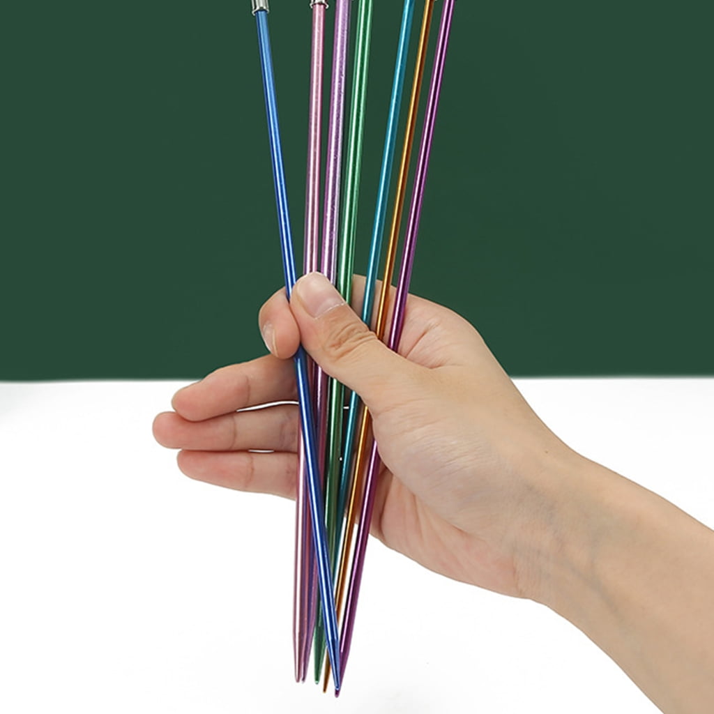 Geemin Weaving Needle, Coloured Metal Knitting Needle, Aluminium Knitting Needle Set