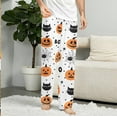 thumbnail image 2 of Halloween Pajama Pants Women Men Couples Halloweens Pjs Pants Unisex Funny Pajama Bottom Sleepwear for Party, 2 of 6