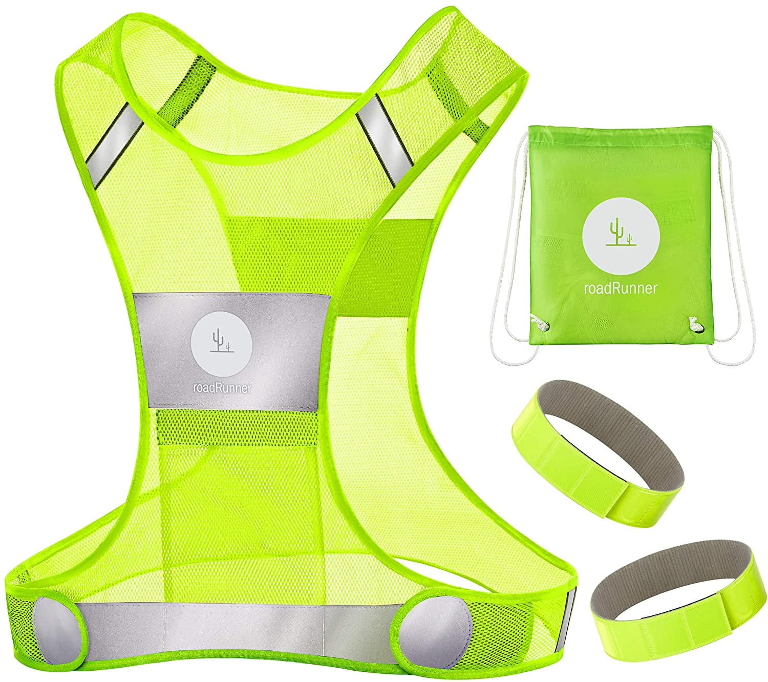 reflective running vest women's
