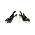 thumbnail image 2 of 515-SKYLAR 5" Chrome Heel Women's Sandal, 2 of 2