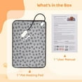 thumbnail image 7 of Pet Heating Pad with Chew Resistant Cord, Waterproof Electric Dog Heated Pad, Adjustable Temperature Warming Mat for Pet Dog Cat Puppy Kitten Rabbits, 7 of 7