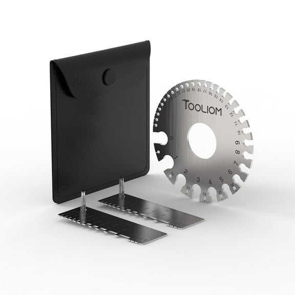 TOOLIOM Welding Gauge Set, Stainless Steel, 2-Piece