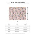 thumbnail image 5 of Rateoe Hello Summer With Gnome Pattern Flannel Throw Blanket, Ultra-soft Blanket for Bed, Couch, Car, Hypoallergenic Anti-pilling blanket-80"x60"(Horizontal), 5 of 6