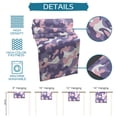 thumbnail image 7 of Table Runner Dresser Scarves 90 Inch Long, Abstract Camouflage Pink Purple White Linen Dining Table Runners Army Camo Texture Tabletop Scarf for Wedding Holiday Party Kitchen, 7 of 7