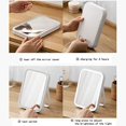 thumbnail image 4 of Bathroom Vanity Mirrors Lighted Makeup Mirror - 8.66'' X 3'' LED Vanity Mirror with Magnifying, 180 Rotation Double Sided Makeup Mirror Cosmetic Mirror Makeup Mirror, 4 of 7