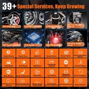 LAUNCH X431 IMMO Plus 2024 Key Fob Programming Tool Car Diagnostic Scanner with PROG3 Bi-directional, ECU Coding, 39+ Services, 2 Years Free Update