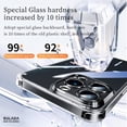 thumbnail image 6 of ELEHOLD Case for iPhone 16 Pro, Anti-Scratch Non-Yellowing Clear Back Case Built-in Camera Ring Stand,Black, 6 of 7