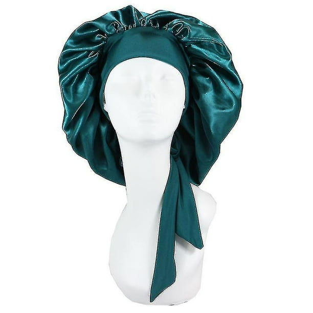 Gorro de seda Gorro de satén para dormir Gorro con banda de corbata Gorro de noche