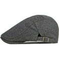 thumbnail image 4 of CoCopeaunts Newsboy Hats for Men Spring Autumn Adjustable Ivy Flat Cap Male Female Artist Painter Beret Hat Classic Cabbie Hat, 4 of 7