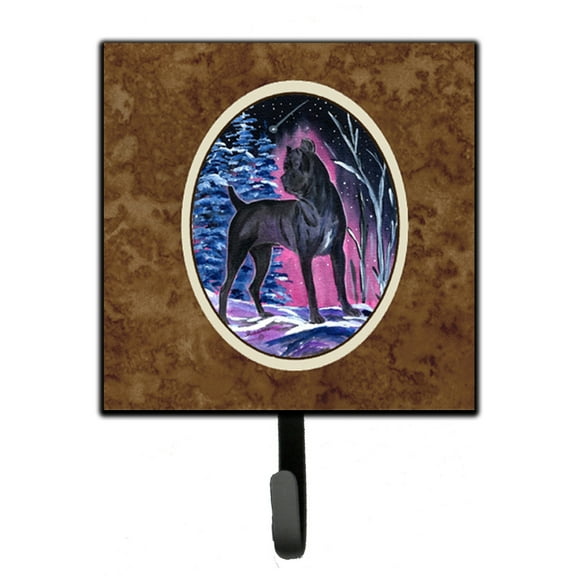 Carolines Treasures SS8410SH4 Starry Night Cane Corso Leash or Key Holder 7Hx4.25W multicolor